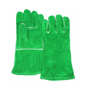 ถุงมือเชื่อมหนังทนน้ำมันสำหรับซ่อมรถยนต์แยกสำหรับก่อสร้างถุงมือหนังแท้เพื่อความปลอดภัยสำหรับผู้ชาย - Product Image 5