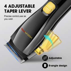 Kit Profesional de Cortadora de Pelo Inalámbrica LED para Hombre, Recortadora con Cuchilla en T, Carga USB, Set Completo de Corte de Pelo, Kit de Barbería - Product Image 4