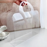 Meistverkaufte Maßgefertigte Neue PVC Transparente Blumentaschen Hochzeitsgeschenk-Verpackungstaschen für Blumensträuße