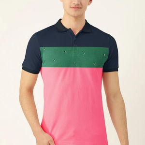 Polo de piqué de algodón de alta calidad para hombre colorido, camisetas de algodón transpirable de alta calidad para hombre, premio al por mayor - Product Image 1