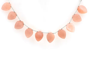 ลูกปัดอัญมณีเหลี่ยมเพชรพลอยพีชธรรมชาติแบบหลวมสำหรับทำเครื่องประดับราคามาก - Product Image 2