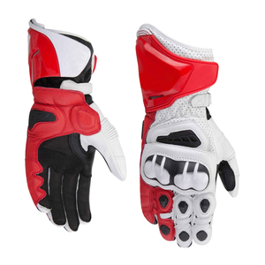 Guantes de piel de cabra personalizados de alta calidad para guantes de carreras de motos nuevos guantes de montar para exteriores - Product Image 2