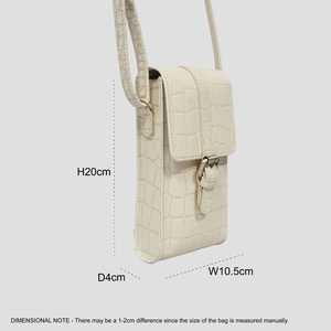 Bolso cruzado de teléfono de cuero genuino en relieve Croc hecho a mano de alta calidad Estilo vintage Proveedor indio superior Saman exportaciones - Product Image 5