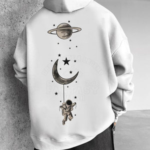 Sudadera Casual de Estilo Urbano para Hombre con Ajuste Extra Holgado para Atuendos Diarios, Sudadera Extra Grande de Tela Suave para Hombre - Product Image 4