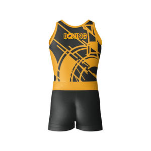 Conjunto de Uniforme de Boxeo Estilo Profesional con Camiseta de Malla de Secado Rápido y Pantalones Cortos Deportivos Diseñados para Velocidad, Agilidad y Práctica Diaria de Boxeo - Product Image 6