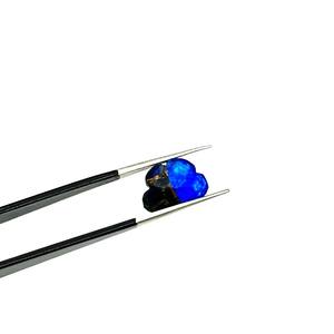 Perles de nuage facettées en turquoise cuivre bleu, pierres sculptées à la main pour la fabrication de bijoux - Product Image 4