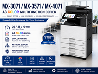 Photocopieur multifonction couleur A3 d'occasion MX3071 MX3571 MX4071 30 35 40ppm Imprimante Scanner Recto Verso Machine de Bureau
