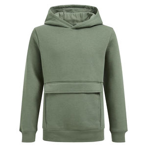 Nuevo caliente Unisex ligero 100% algodón polar sudaderas con capucha de alta calidad niños Streetwear para invierno de talla grande transpirable - Product Image 1