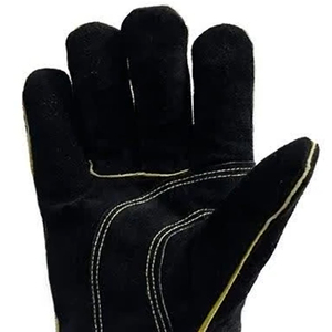 ถุงมือเชื่อมหนังวัวเกรด16นิ้วถุงมือนิรภัยกันน้ำกันความร้อนแบบแยกเกลียวแบบพรีเมียม - Product Image 5