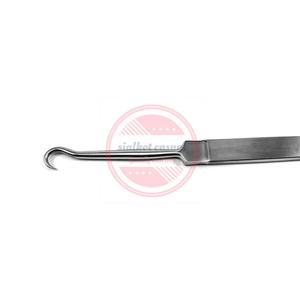 เครื่องมือผ่าตัดสเตนเลสสตีลเครื่องดึงตะขอเกี่ยวกับหลอดลม - Product Image 5