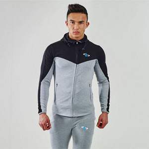 Trajes de chándal unisex ajustados, chándal de estilo informal con logotipo personalizado impreso para hombre, venta al por mayor de invierno, patrón de impresión en blanco personalizado - Product Image 5