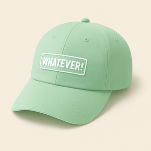 Casquette de baseball 6 panneaux en sergé de coton OEM prêt à expédier Support broderie Logo en caoutchouc tout tissu ajustement réglable maquette gratuite conception - Product Image 2