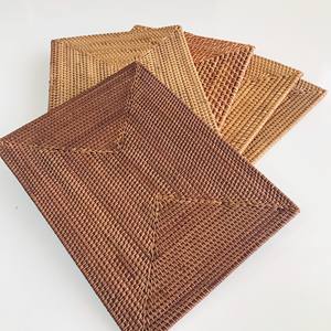WHOLE SALE PRICE Hand Woven <b>Bamboo</b> Rattan <b>Placemat</b> Mats & Pads From Vietnam - Product Image 1
