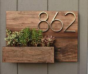 Estante de Pared de Madera Natural Pulida, Moderno, para Decoración del Hogar, Soporte para Flores - Product Image 2