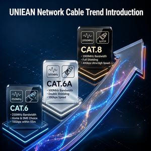 Cable Ethernet Cat6 de 33 pies para interiores y exteriores, 2500Mbps, conductor CCA, sin halógenos, U/<span class=keywords><strong>UTP</strong></span> blindado, con revestimiento LSZH, cable de red para - Product Image 2