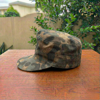 Casquette de campagne réversible en camouflage marron M40 de l'armée allemande d'élite de la Seconde Guerre mondiale