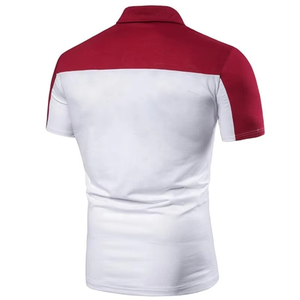 เสื้อโปโลแขนสั้นของผู้ชายเสื้อโปโลลายทางระบายอากาศได้ดีใส่ได้ปกติปักโลโก้ได้ตามต้องการ - Product Image 5