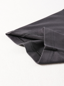 300Gsm <b>T</b>-<b>Shirt</b> <b>Men's</b> 100% Cotton Mock Ribbed Neck Oversized Drop Shoulder <b>T</b>-<b>Shirt</b> Blank Streetwear <b>Heavyweight</b> <b>T</b>-<b>shirt</b> for <b>men</b> - Product Image 6