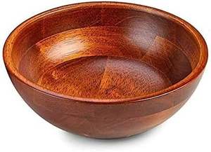 Bol de service en bois d'acacia Tondo de 5 pouces - Product Image 5