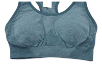 Soutien-gorge de sport sans couture, léger, respirant, écologique, de qualité supérieure, pour le fitness, la course à pied, le yoga, grandes tailles, flexible, rembourré, dos nu