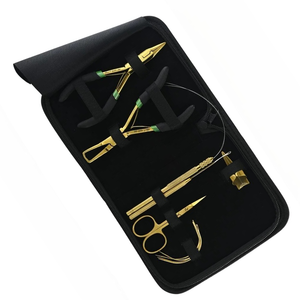 Kit d'outils pour extensions de cheveux tissées à la main 2025, perles blanches et blanches, outils de tirage à boucle, pinces pour extensions de cheveux, multi-usages - Product Image 2