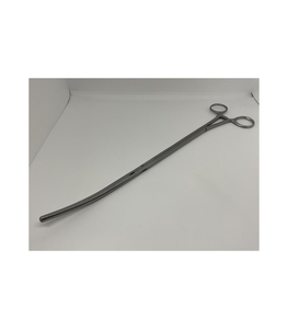 คลิปหนีบหลอดเลือดแดงแบบ Thorascopic Debakey ขนาด 350 มม. คุณภาพสูง ปากงอ 100 มม. แบบ 2x3 Debakey Atraumatic Jaws ทำจากสแตนเลส ได้รับการรับรองมาตรฐาน CE - Product Image 1