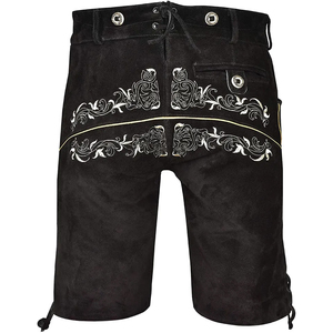 Venta al por mayor ropa nueva ropa tradicional Lederhosen buena calidad Lederhosen pantalones cortos hombres alemán bávaro Lederhosen personalizado - Product Image 4