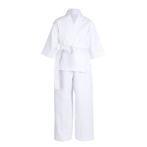Costume de karaté avec logo personnalisé pour uniforme de judo 100% coton pour hommes le plus vendu avec logo avant fabriqué au Pakistan - Product Image 1