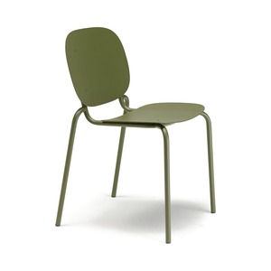 Stackable Outdoor <b>Dining</b> <b>Chair</b> Galvanized Painted Steel Frame 6 Colours for Restaurant Cafe Hotel Terrace Made in Italy - Product Image 5