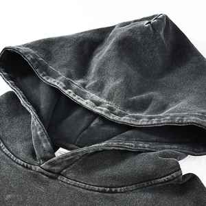 เสื้อฮู้ดลำลองผ้าคอตตอนโพลีเอสเตอร์สำหรับผู้ชาย2025มีฮู้ดผ้าโพลีเอสเตอร์สำหรับฤดูหนาว - Product Image 4