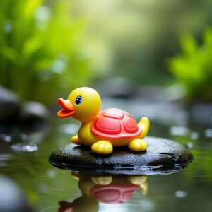 Nby Turtle <b>Bath</b> Figurine 1 Piece Waterplay Craft Accessory - Product Image 3