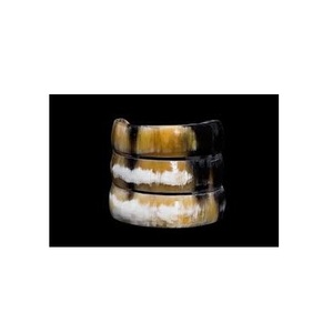Natural Eco-Friendly Buffalo Horn <b>Bangle</b> Bracelets Set-Handmade Art Collectible Jewelry - Product Image 1