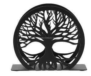 Custom <b>Light</b> luxury desktop metal wrought iron big <b>tree</b> denim shape storage rack living room vertical paper towel holder napkin - Product Image 1