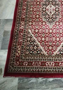 Tapis de luxe brodé à la main de qualité exportée fabriqué en pur coton pour exportateur et fournisseur mondial - Product Image 2