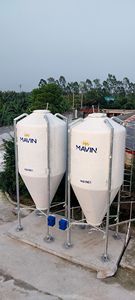 Silo Pour Porc Inox 304 Fabriqué au Vietnam Fabricant Meilleure Vente Stockage Des Aliments Porc Silos du Viet Nam - Product Image 2