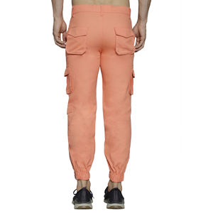 Pantalones cargo para correr de bajo precio para hombres, color sólido cónico con bolsillos laterales para un ambiente de fitness elegante en las tendencias de ropa deportiva - Product Image 2