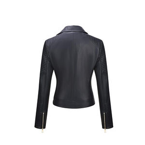 เสื้อแจ็กเก็ตหนังสำหรับผู้หญิงเสื้อแจ็คเก็ตกันลมระบายอากาศไซส์ใหญ่ - Product Image 3
