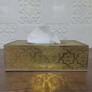 Modern <b>Tissue</b> Organizer Napkin Holder Fancy Home Decor Metal Napkin Holder <b>For</b> Kitchen Countertop <b>Tissue</b> Box Holder Low Price - Product Image 3