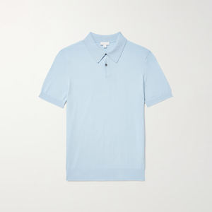 Camiseta Polo de Algodón Lisa con Estampado Puff, Corte Largo, para Hombre, Camisetas Polo Modernas para Hombre, Venta al Por Mayor OEM - Product Image 1
