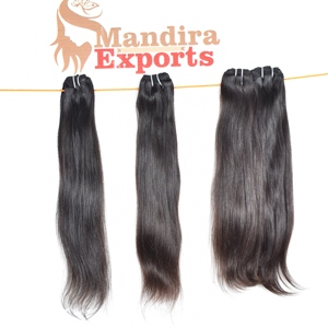 Extensiones de cabello humano vietnamita de templo de paquetes rectos de color negro de proveedor virgen puro crudo 100% - Product Image 1
