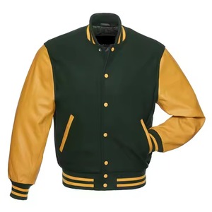 Chaqueta universitaria con parches de chenilla y letras personalizadas Vintage bordada de alta calidad de fabricante para hombre - Product Image 5