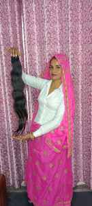 Extensions de cheveux humains indiens Remy naturels Mèches de cheveux de qualité 100% sans poux sans produits chimiques - Product Image 5