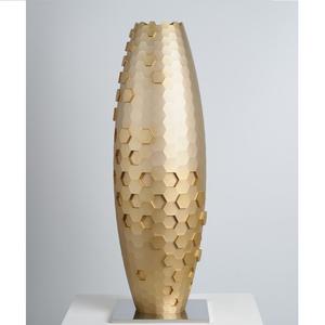 Florero de planta de oro y florero de diseño mejor para la decoración del hogar personalizado hecho a mano mejor decoración interior y diseño hecho a mano - Product Image 3