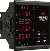 Multímetro Digital MM-01 MM-02 Trifásico de Alta Precisión con Pantalla LED LCD, RS485 Modbus RTU, Monitor de Calidad de Energía Industrial, Voltaje