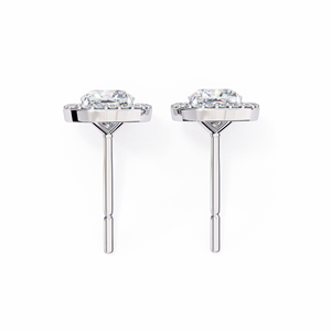 REYES Boucles d'oreilles en argent sterling 925 classique de luxe avec coussin en moissanite VVS de 1.5 carats pour femmes, bijoux fins de style Hip Hop - Product Image 6