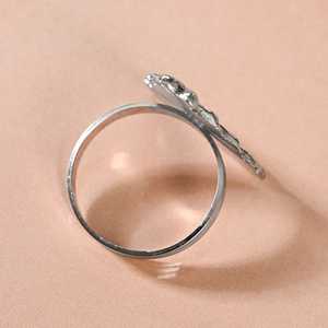 Ensemble de 6 anneaux de serviette en laiton vintage de luxe durables pour mariages et restaurants - Product Image 2