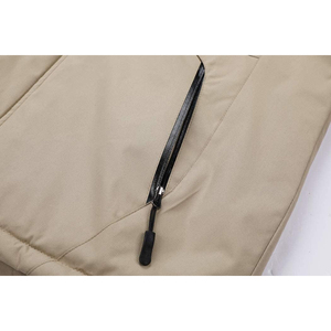 Vêtement de sport unisexe, nouveau design, à capuche, fermeture éclair, respirant, séchage rapide, écologique, faible MOQ, élégant, streetwear, poches latérales solides, pour homme, ski - Product Image 2