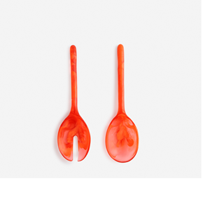 Ensemble de serveurs à salade GREENISH Taille et couleur personnalisées Résine en bois métallique fait à la main en Inde pour la cuisine - Product Image 5