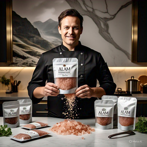 Sal del Himalaya Rosa orgánica acreditada por HACCPA, granos finos y gruesos, embalaje personalizado, fuente rica de minerales y vitaminas complejas - Product Image 1