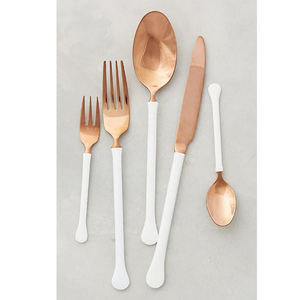 Lot de 4 couverts Hot Sponsor Vente à chaud en acier inoxydable et poignée en résine ensemble de couverts en acier inoxydable - Product Image 5